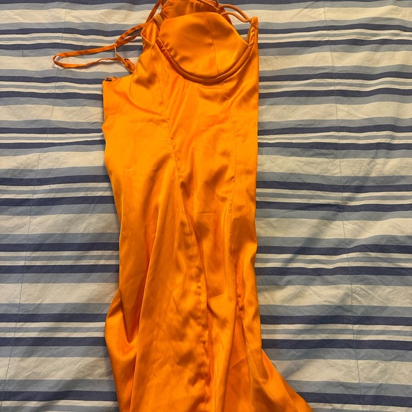 Oh Polly Dresses & Skirts - Oh Polly Bright Orange Dress